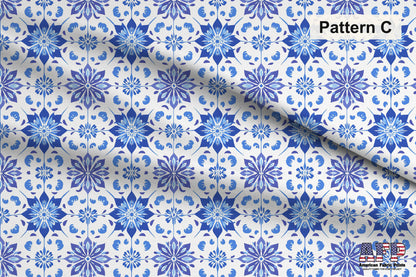 Floral Tile Fabric Bundle Set - Shop now at American Fabric Prints