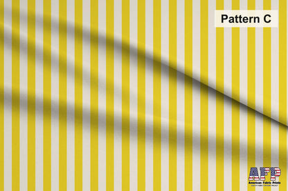 Stripes Fabric Set # 2. Choose Your Patterns. Pattern C Shown. Shop now at American Fabric Prints.