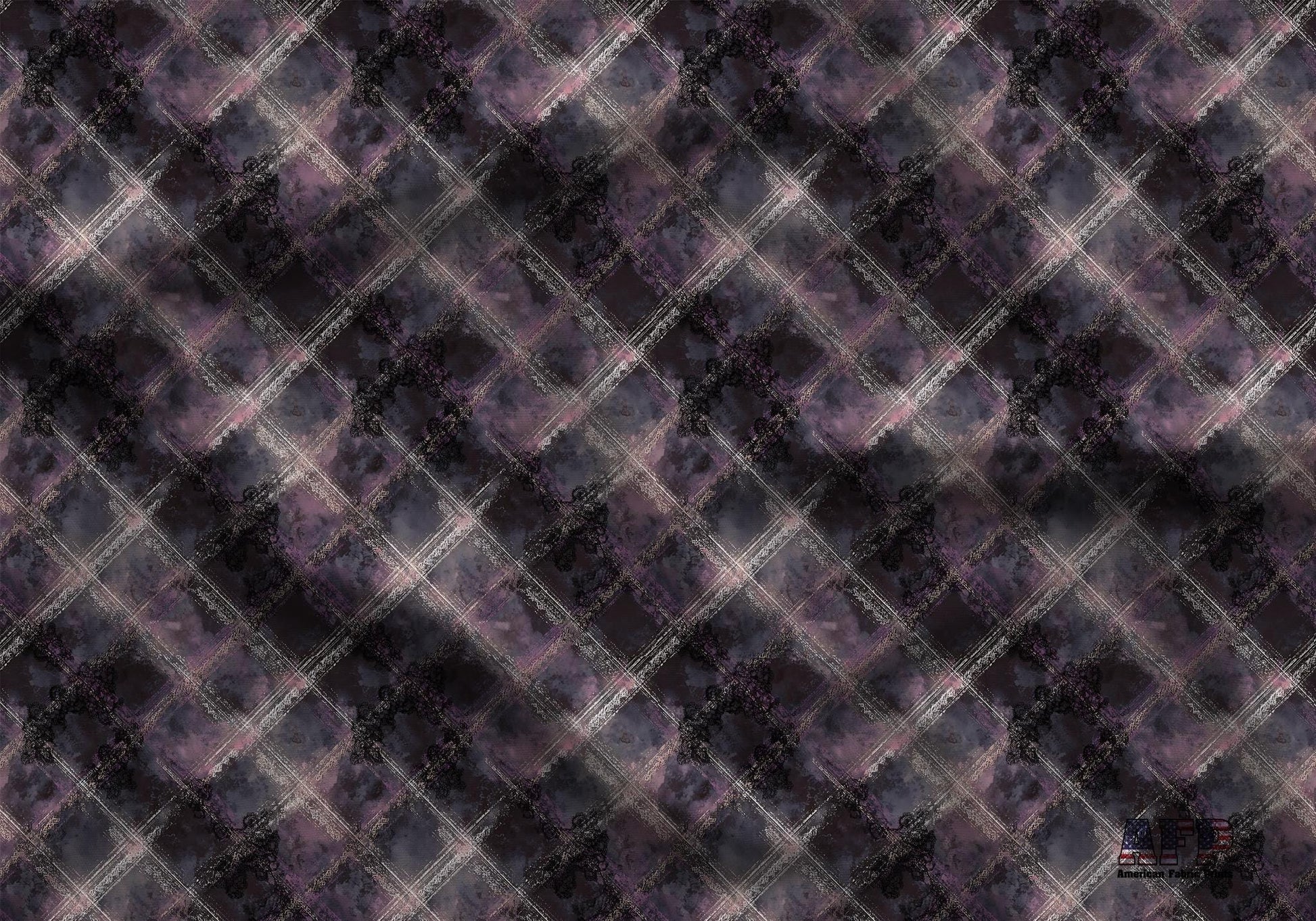 Victorian Goth Plaid Fabric - Shop now at American Fabric Prints