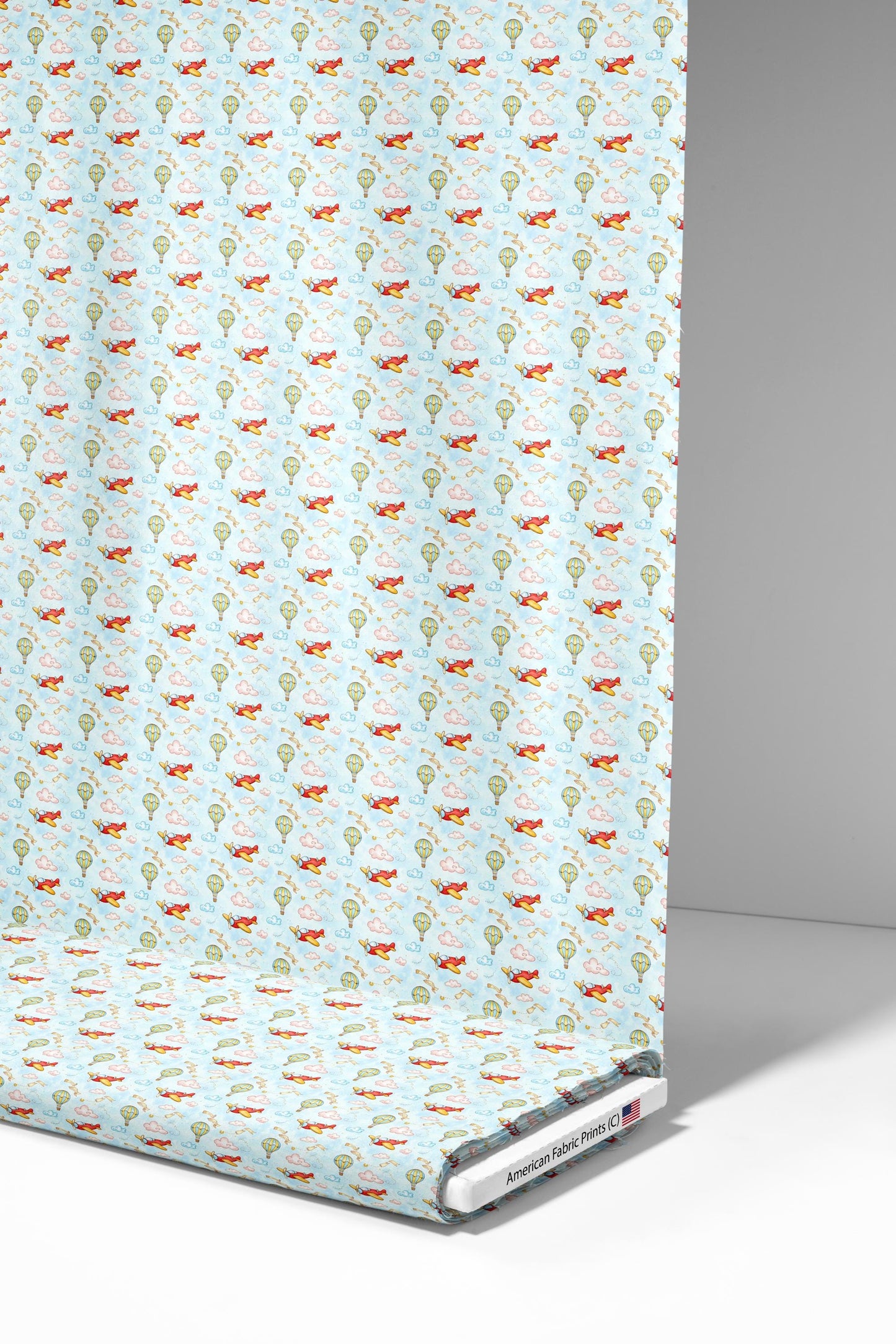 Red Plane Fabric - Shop now at American Fabric Prints