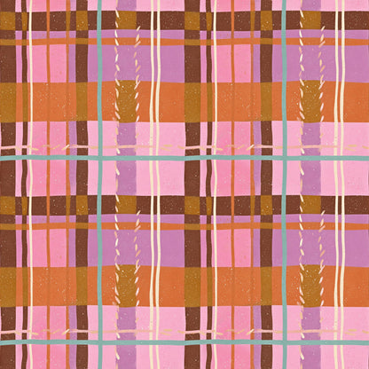 Painted Desert Plaid Fabric - Shop now at American Fabric Prints