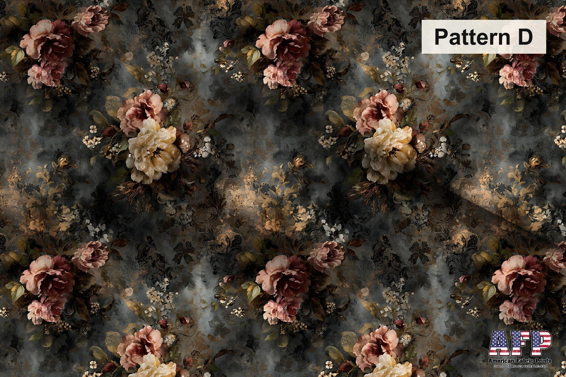 Victorian Goth Floral Fabric Bundle Set - Shop now at American Fabric Prints
