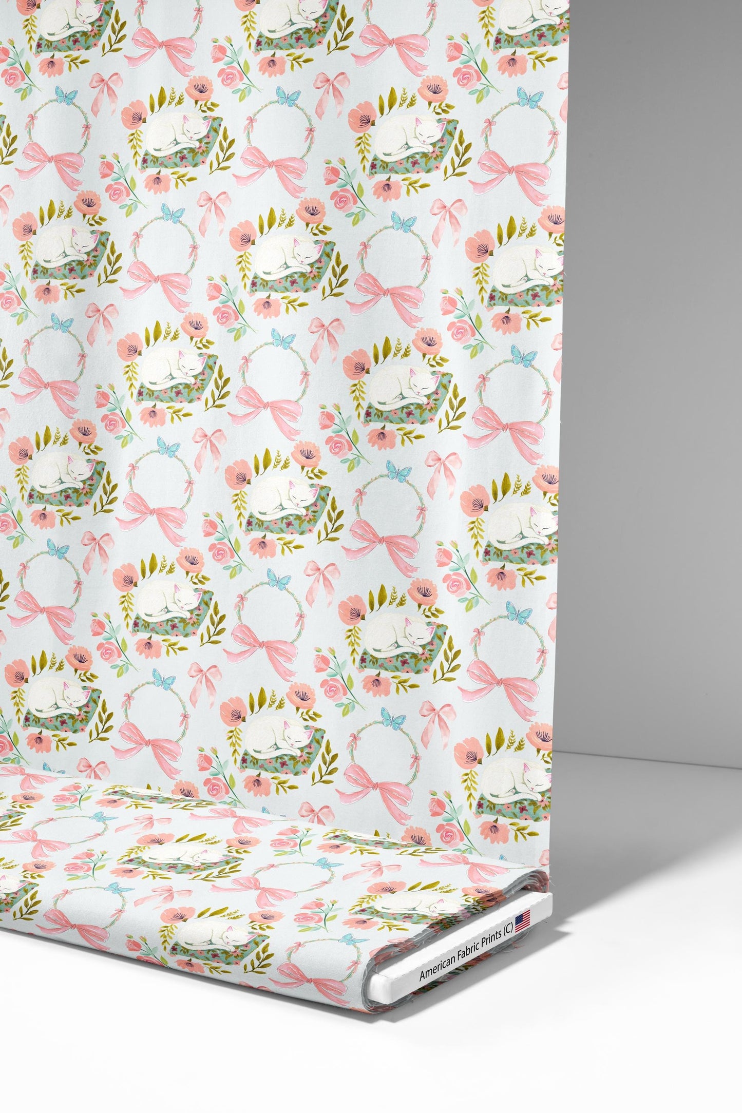 Cat Nap Fabric - Shop now at American Fabric Prints