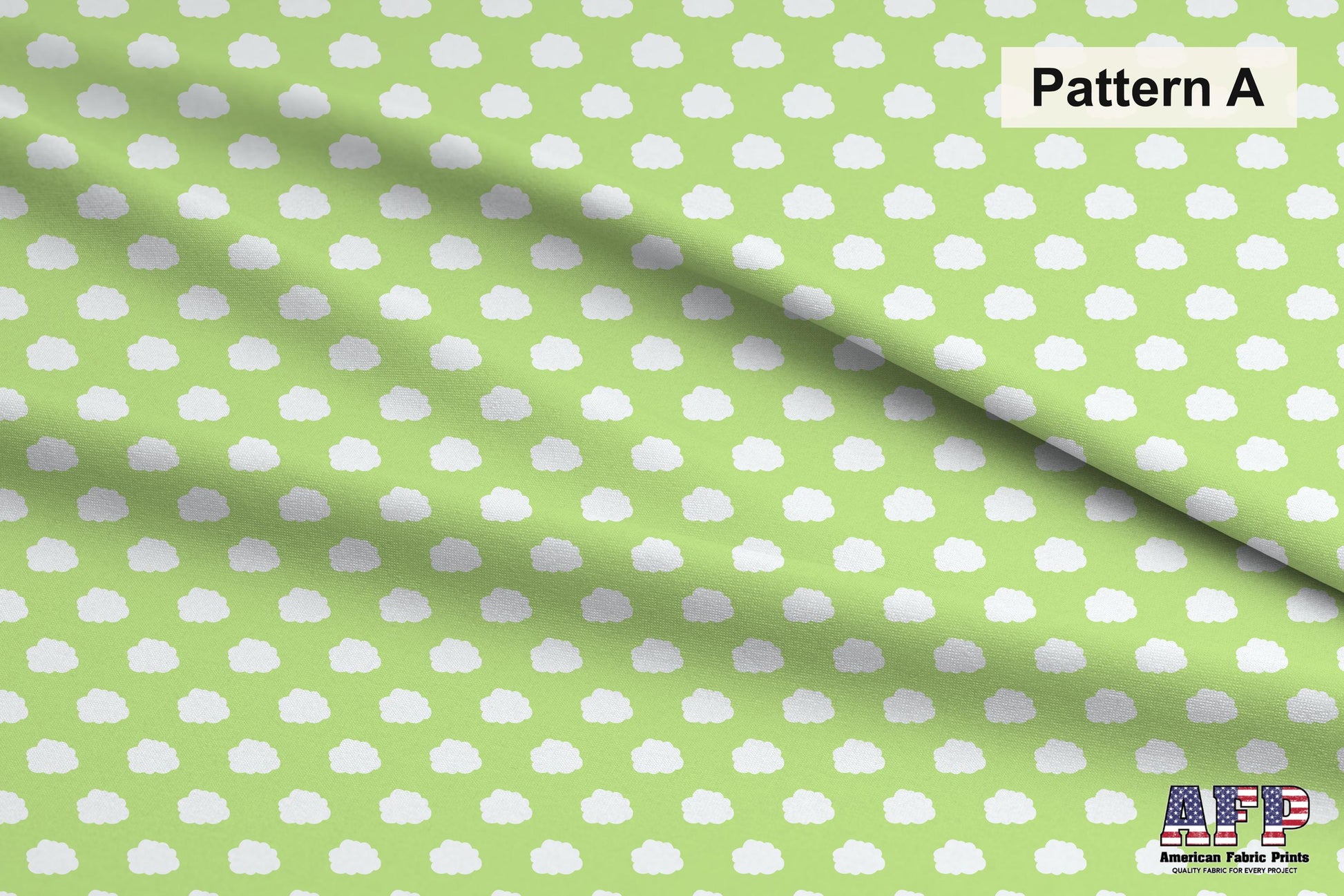 Baby Green 2 Fabric Collection. Choose Your Patterns. Pattern A Shown. Shop now at American Fabric Prints.