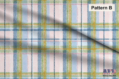Pastel Tartan and Plaid Fabric Bundle Set - Shop now at American Fabric Prints