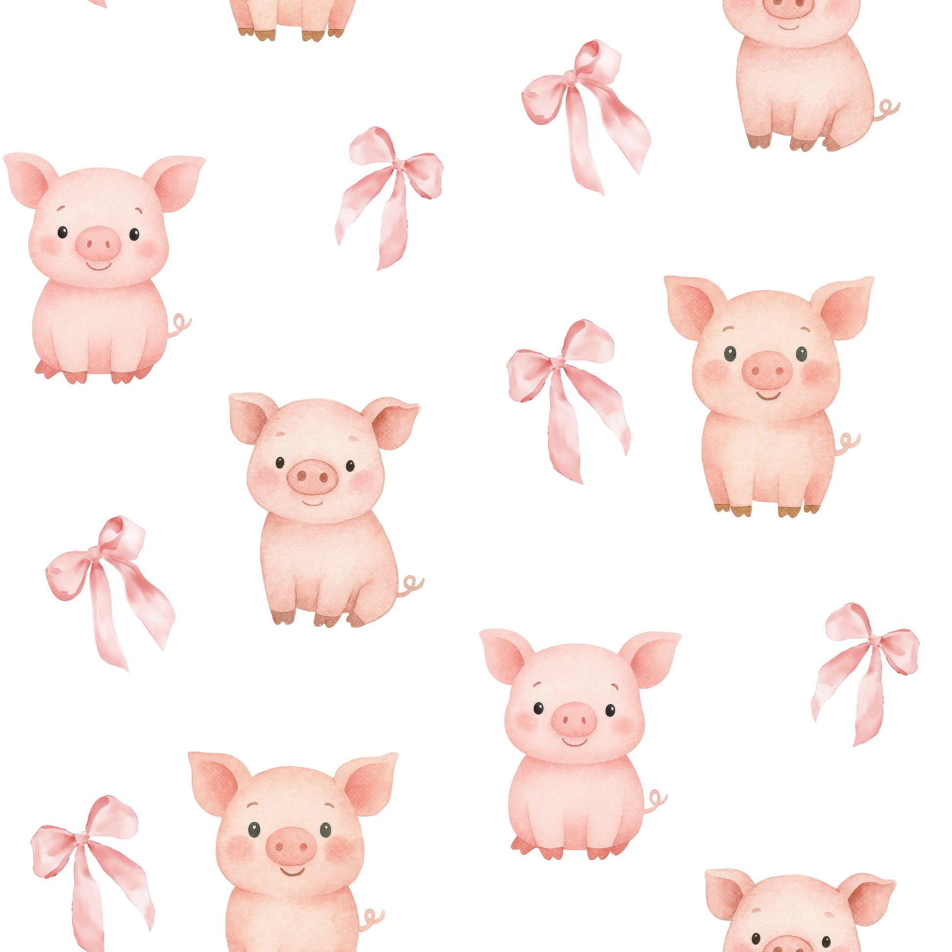 Coquette Pigs Fabric - Shop now at American Fabric Prints