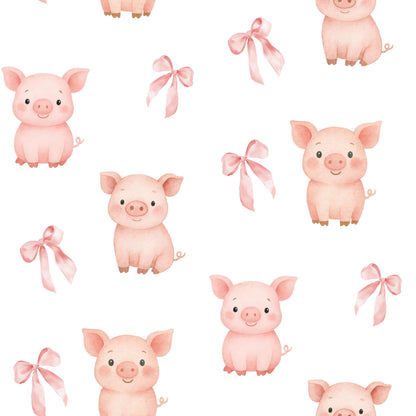 Coquette Pigs Fabric - Shop now at American Fabric Prints