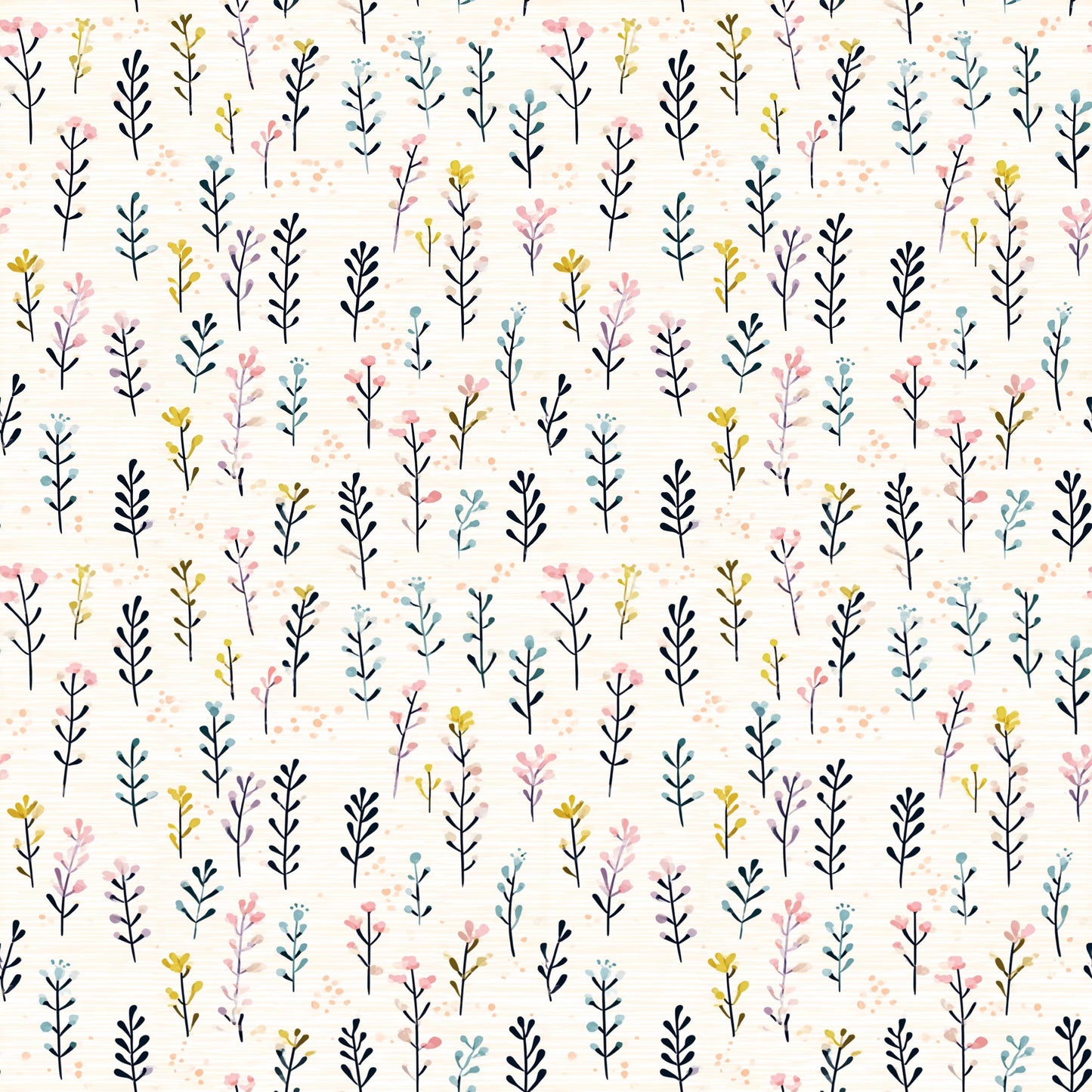 Boho Floral 3 Fabric - Shop now at American Fabric Prints