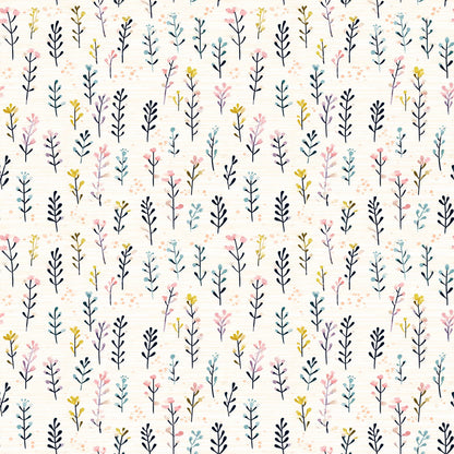 Boho Floral 3 Fabric - Shop now at American Fabric Prints