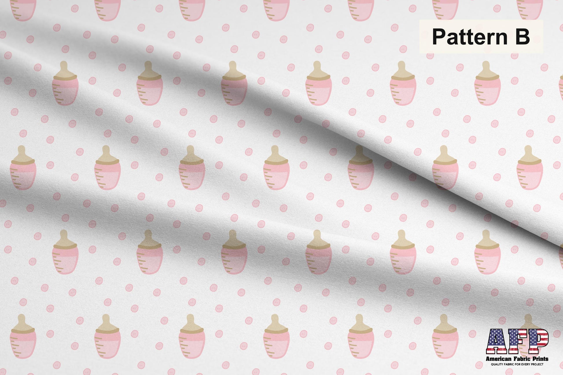 Baby Girl Nursery Fabric. Choose Your Patterns. Pattern B Shown. Shop now at American Fabric Prints.