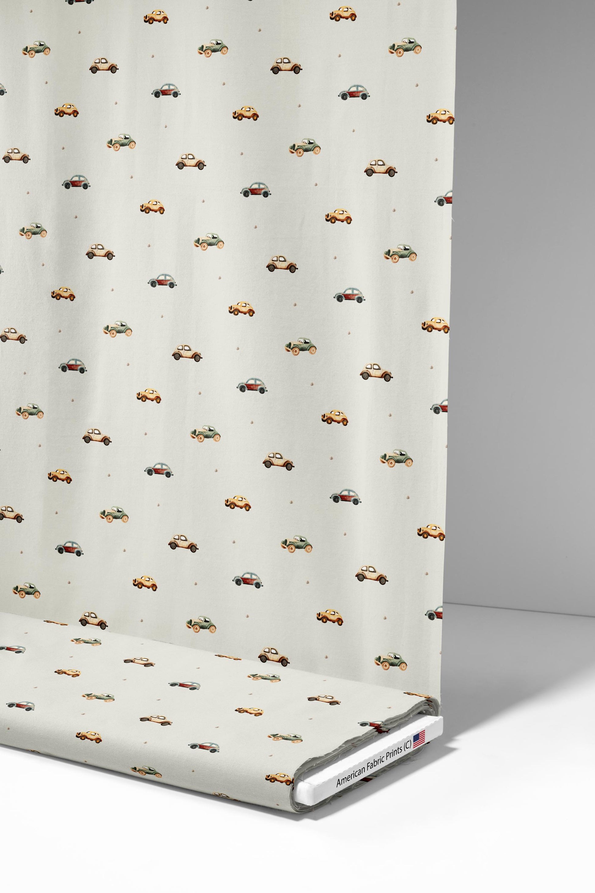 Little Cars Fabric - Shop now at American Fabric Prints