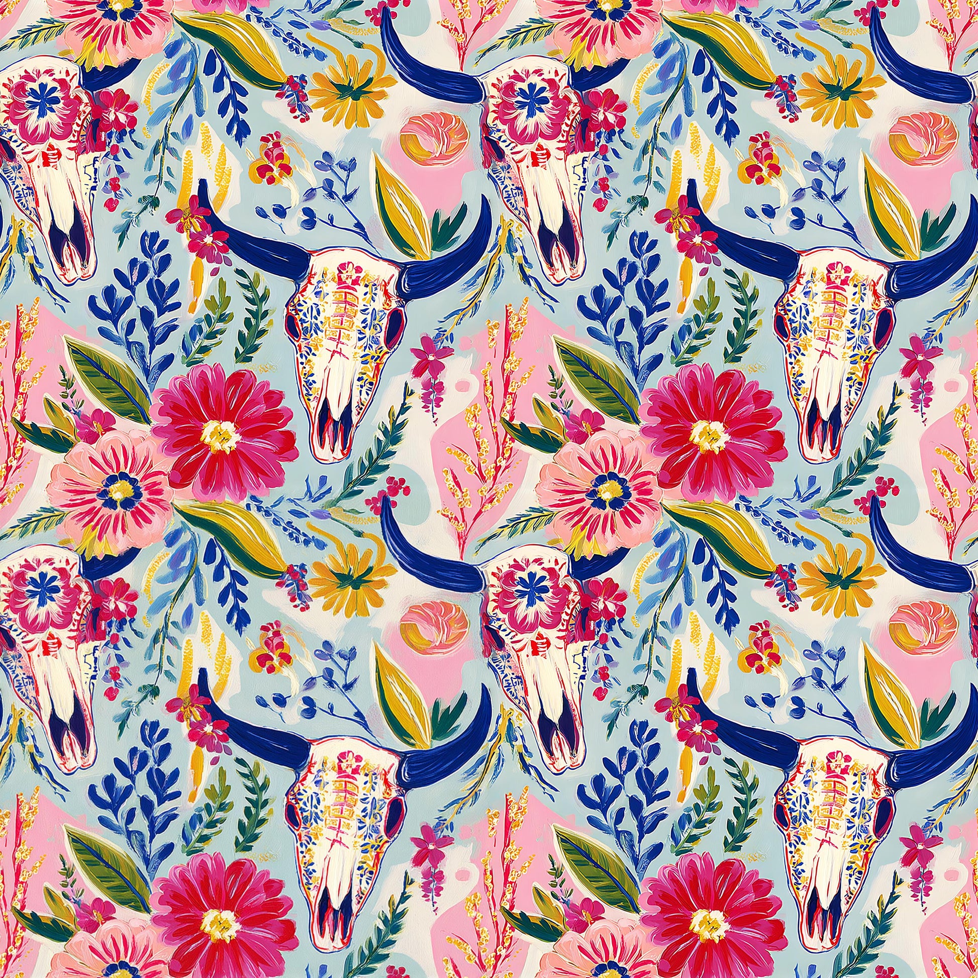 Preppy Cowgirl Southwest Fabric - Shop now at American Fabric Prints