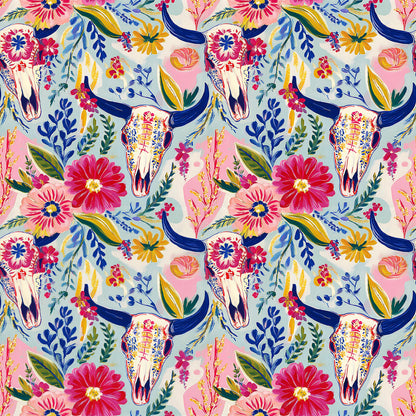 Preppy Cowgirl Southwest Fabric - Shop now at American Fabric Prints