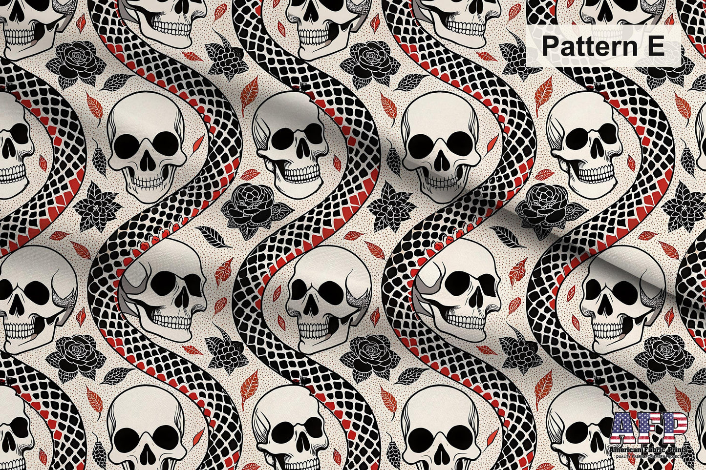 Playful Gothic Skulls Fabric Bundle Set - Shop now at American Fabric Prints
