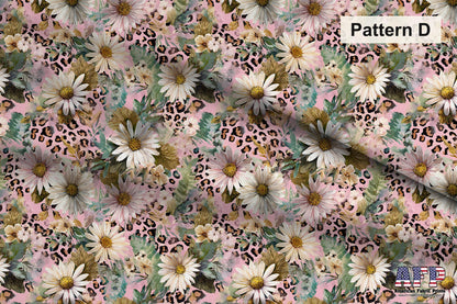 Pastel Boho Leopard Fabric Bundle Set - Shop now at American Fabric Prints