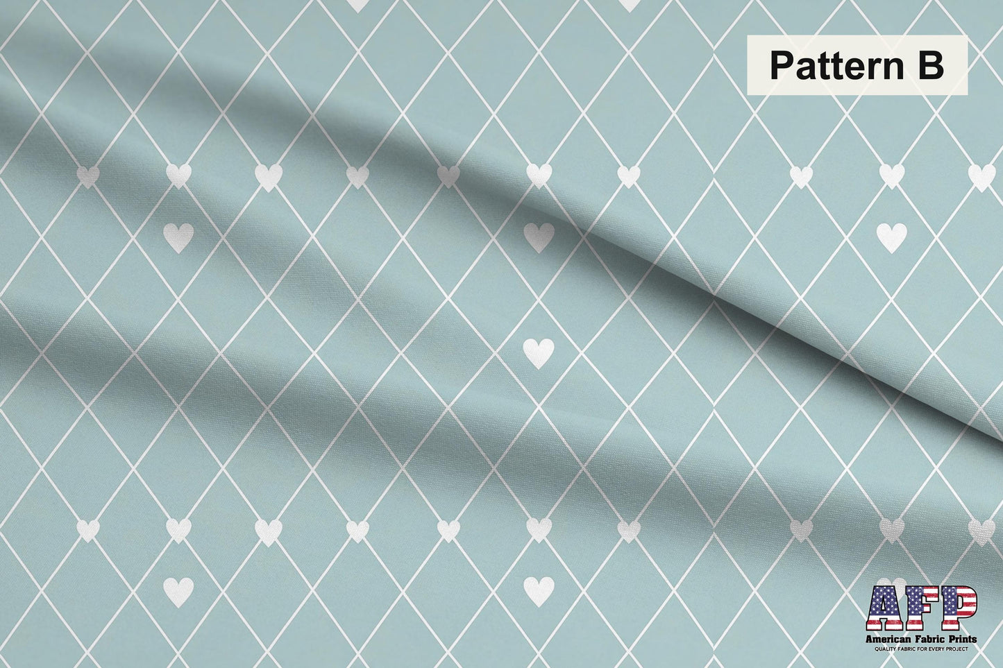 Blue Hearts Fabric Bundle Set - Shop now at American Fabric Prints