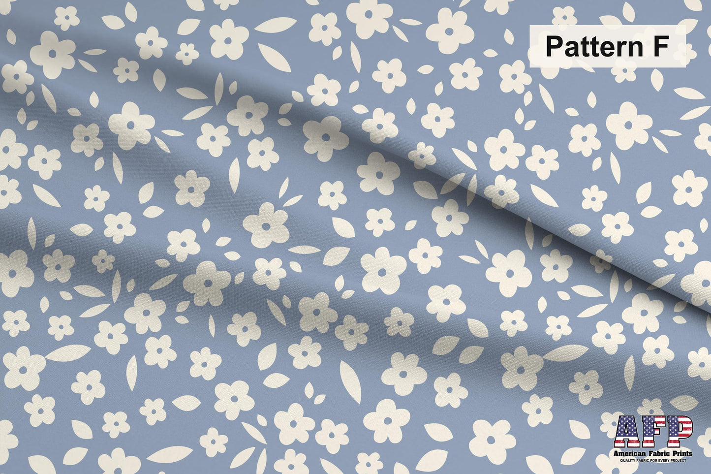 Country Florals in Blue 2 Fabric Bundle Set - Shop now at American Fabric Prints