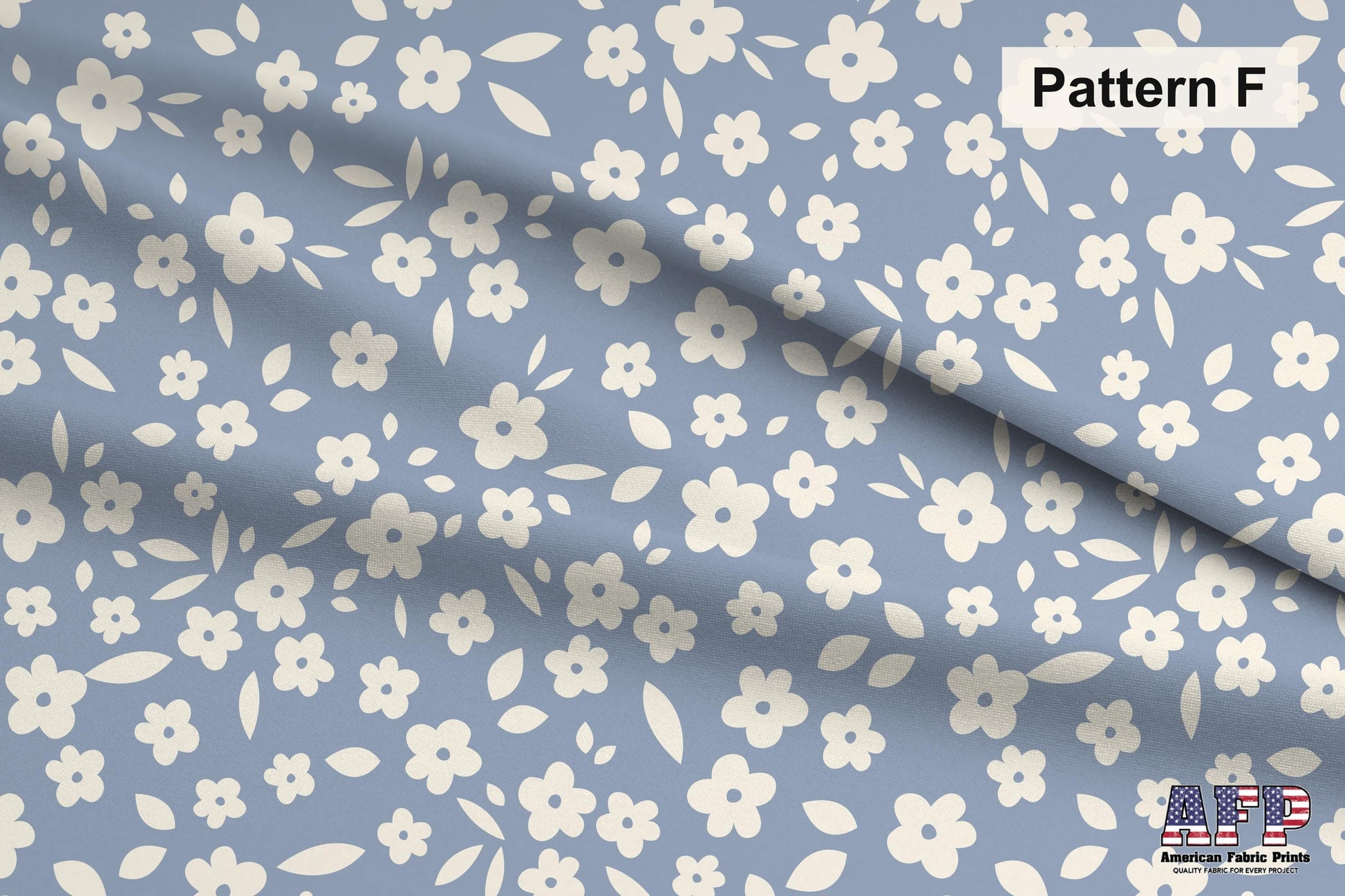 Country Florals in Blue 2 Fabric Bundle Set - Shop now at American Fabric Prints