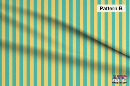 Stripes Set 1 Fabric Set. Choose Your Patterns. Pattern B Shown. Shop now at American Fabric Prints.