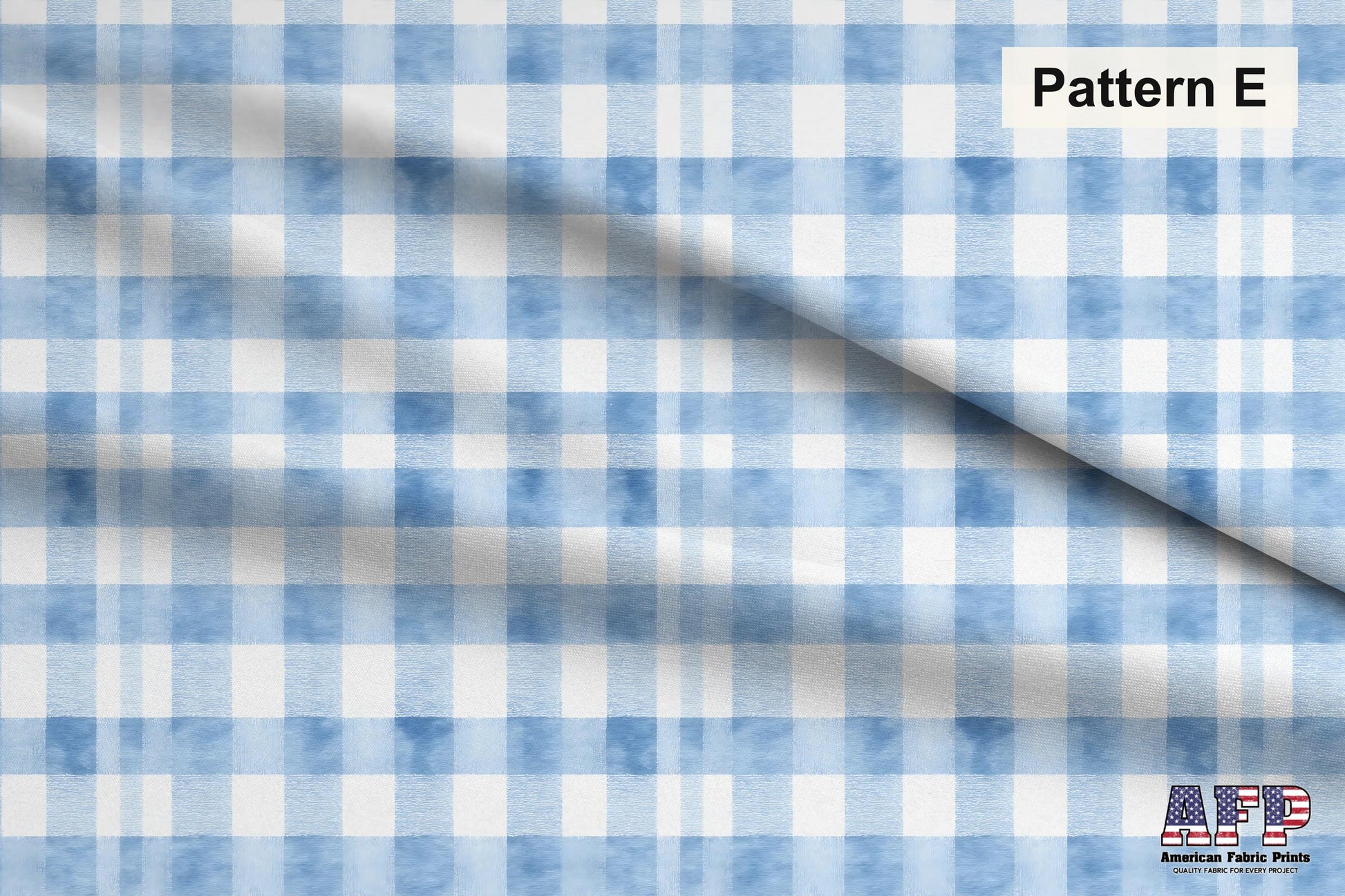 Country Blue Gingham Fabric Bundle Set - Shop now at American Fabric Prints