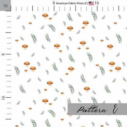 Woodland Animals Fabric | Sage Green | Gender Neutral Quilt Fabric | Forest Animals | Nursery Fabric | Baby Fabric | Cotton Fabric |