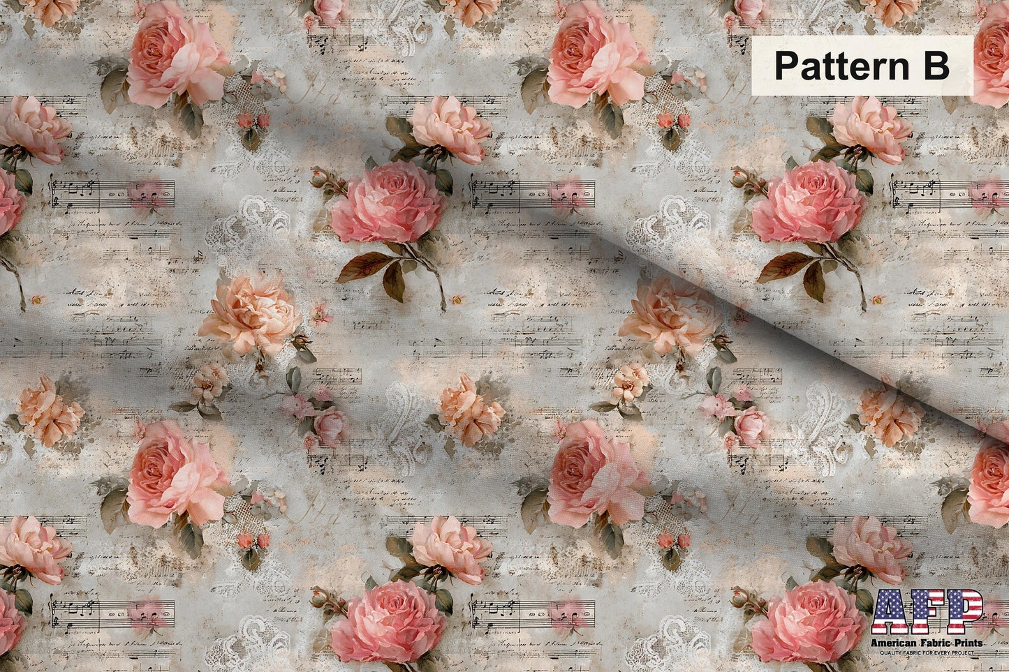 Victorian Shabby Chic Romance 2 Fabric Bundle Set - Shop now at American Fabric Prints