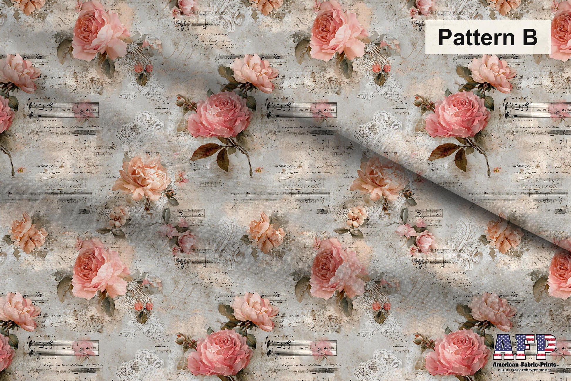 Victorian Shabby Chic Romance 2 Fabric Bundle Set - Shop now at American Fabric Prints