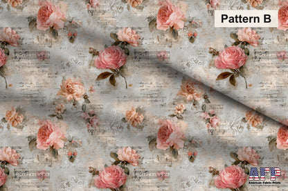Victorian Shabby Chic Romance 2 Fabric Bundle Set - Shop now at American Fabric Prints