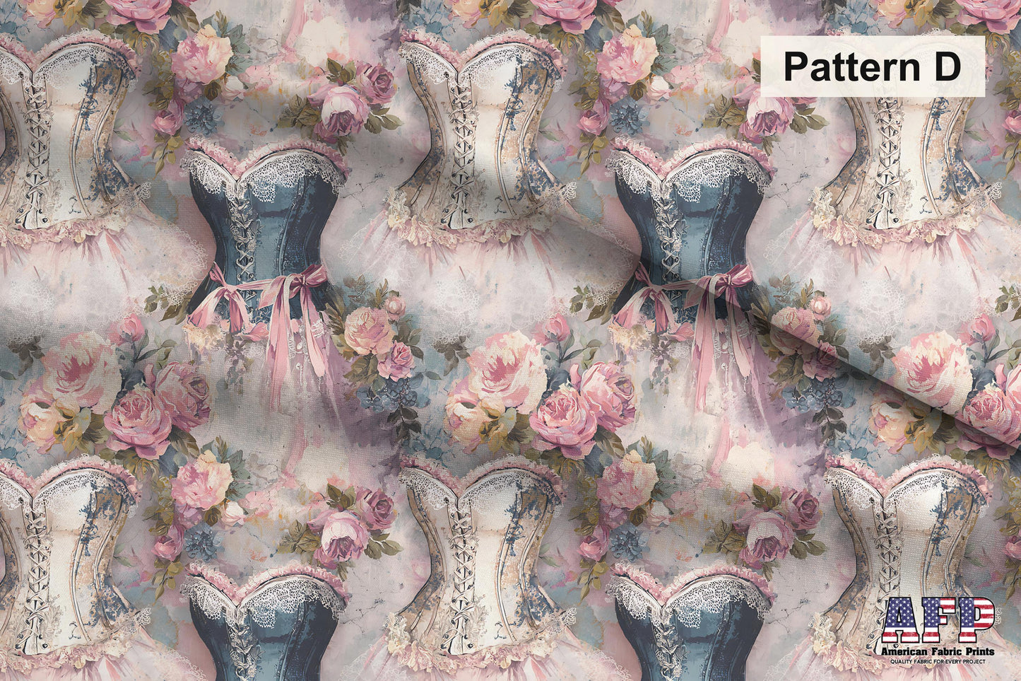 Victorian Shabby Chic Romance 2 Fabric Bundle Set - Shop now at American Fabric Prints