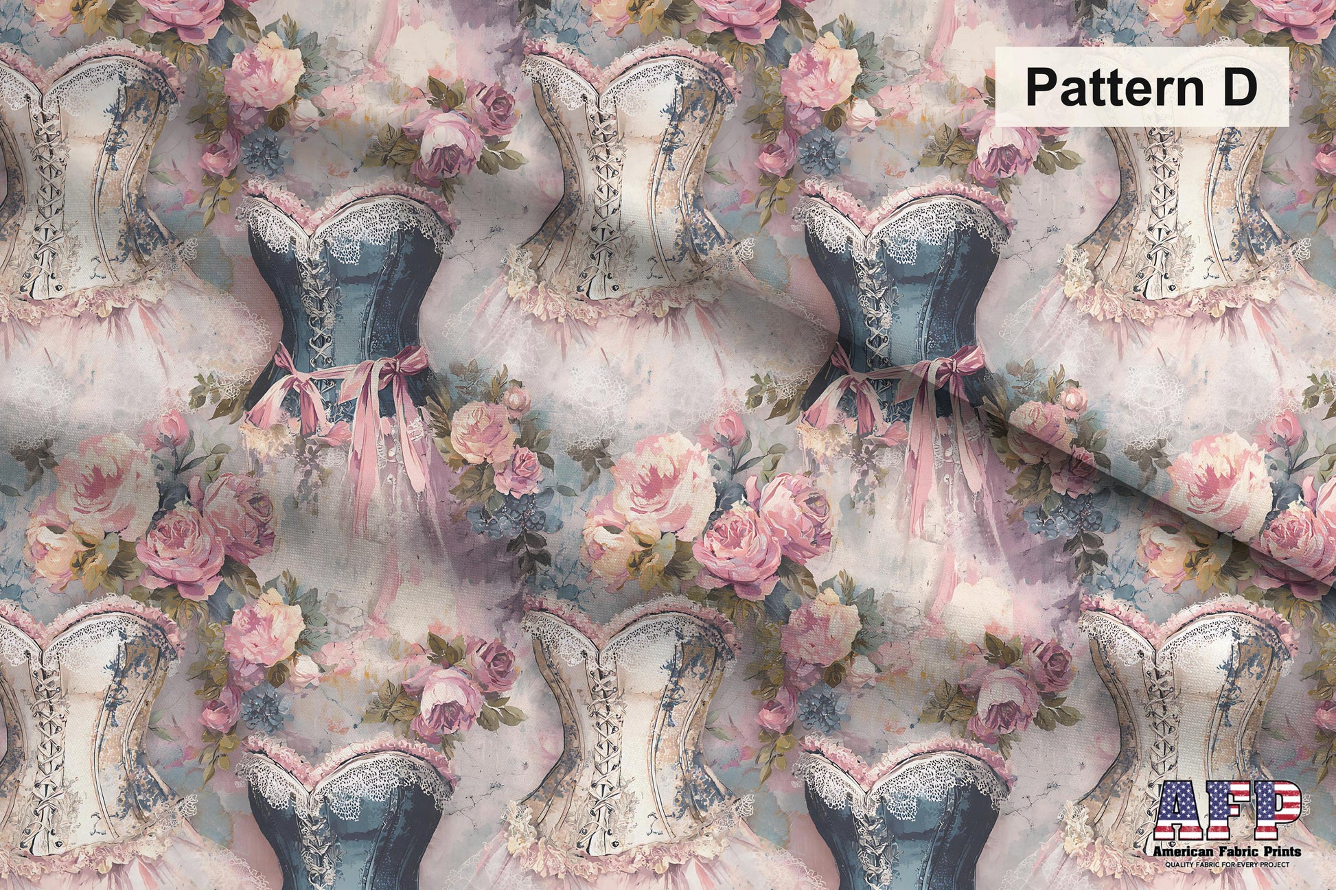 Victorian Shabby Chic Romance 2 Fabric Bundle Set - Shop now at American Fabric Prints