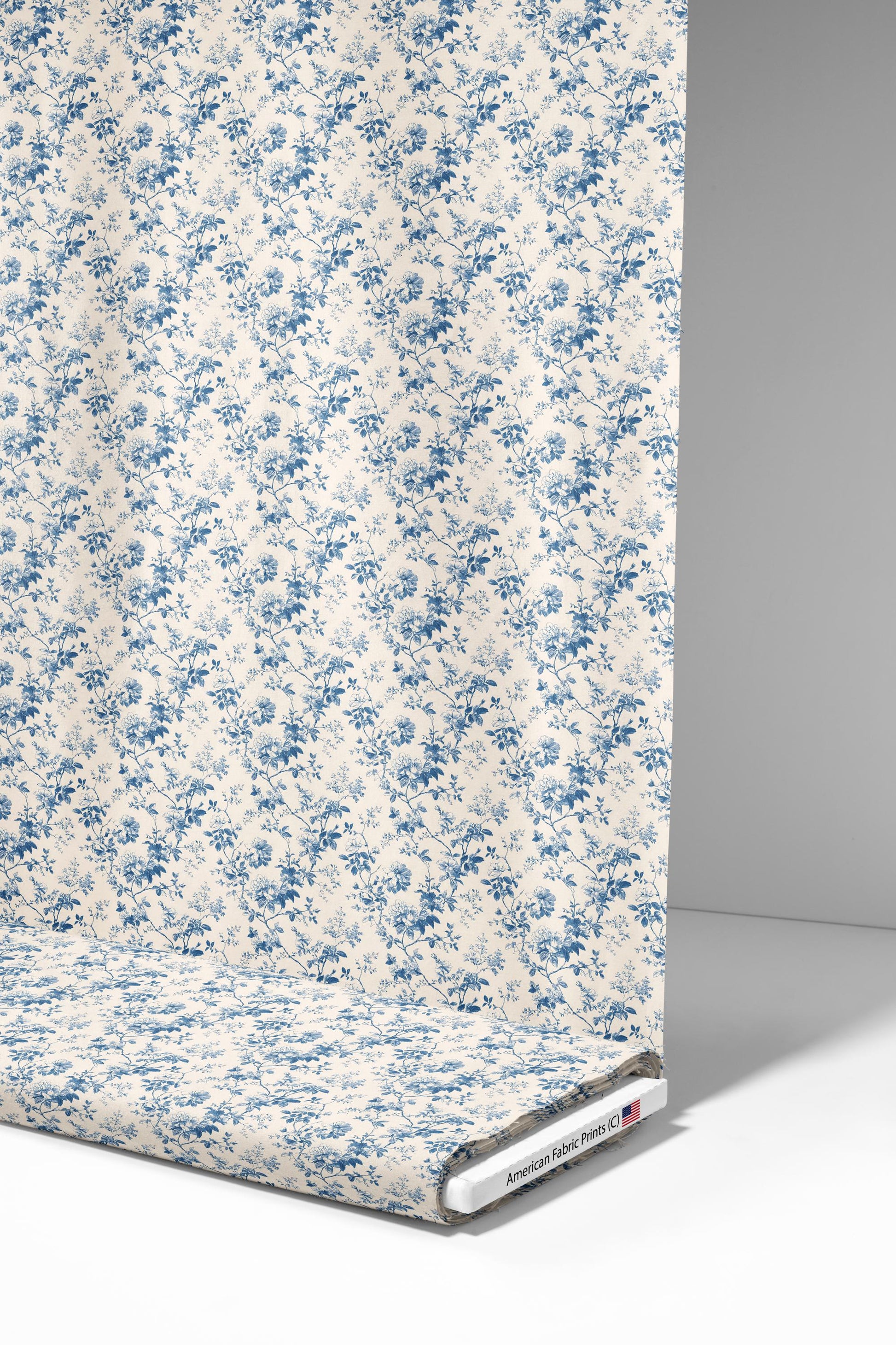 Grandmillenial Toile Fabric - Shop now at American Fabric Prints