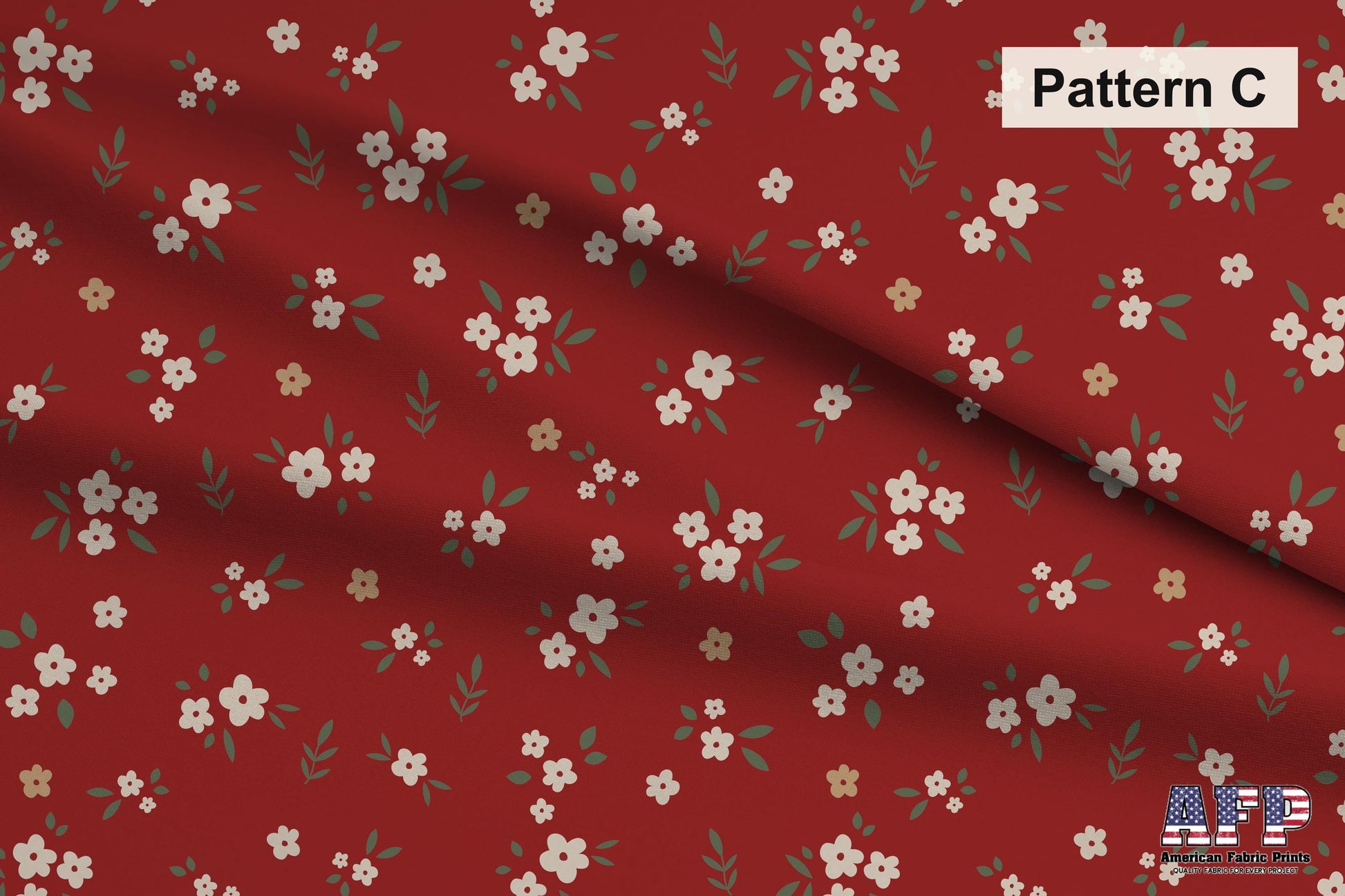 Christmas Florals 2 Fabric Bundle Set - Shop now at American Fabric Prints