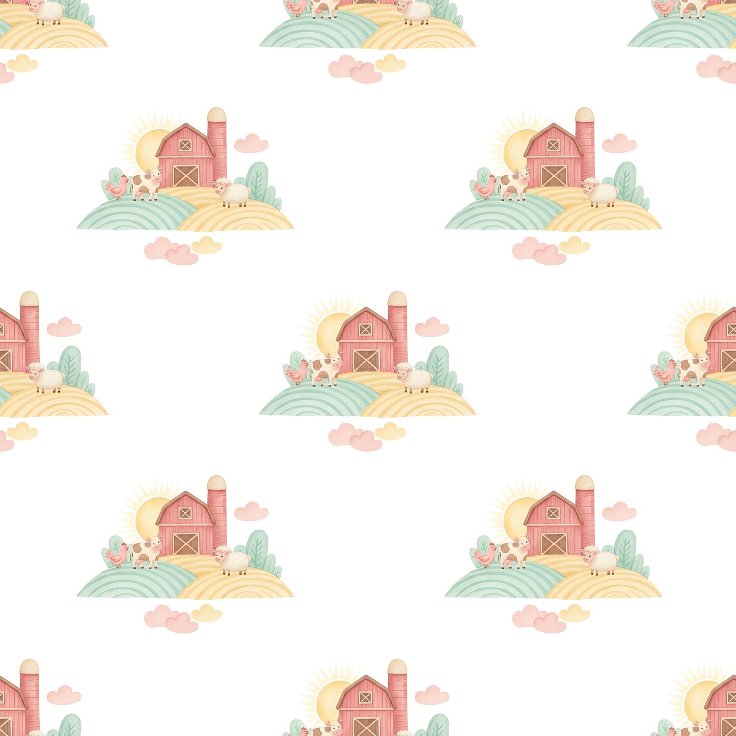 Boho Farmhouse Nursery Fabric - Shop now at American Fabric Prints