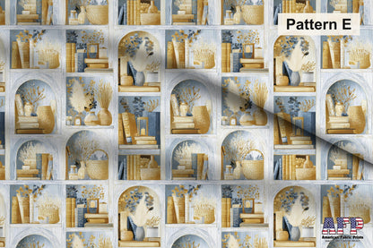Elegant Bookshelves Fabric Bundle Set - Shop now at American Fabric Prints