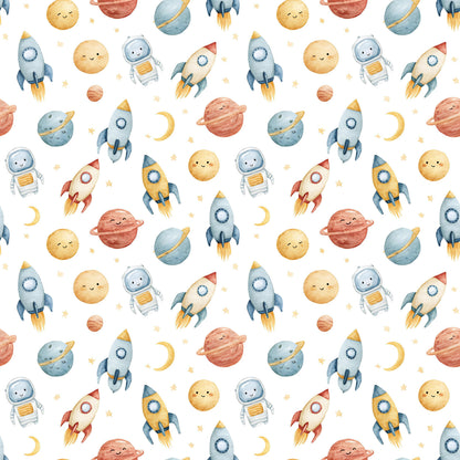 Space Flight Fabric - Shop now at American Fabric Prints