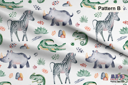 Safari Animals 1 Fabric Bundle Set - Shop now at American Fabric Prints