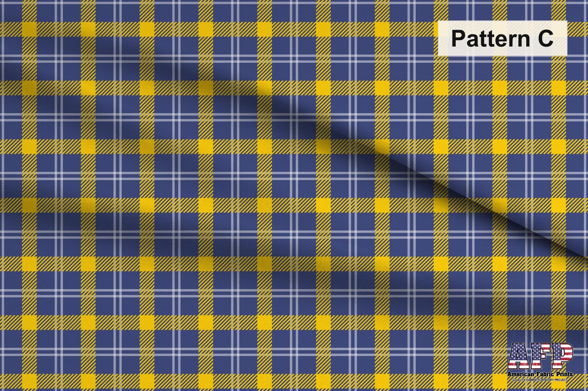 Lemon Plaid 2 Fabric Bundle Set - Shop now at American Fabric Prints