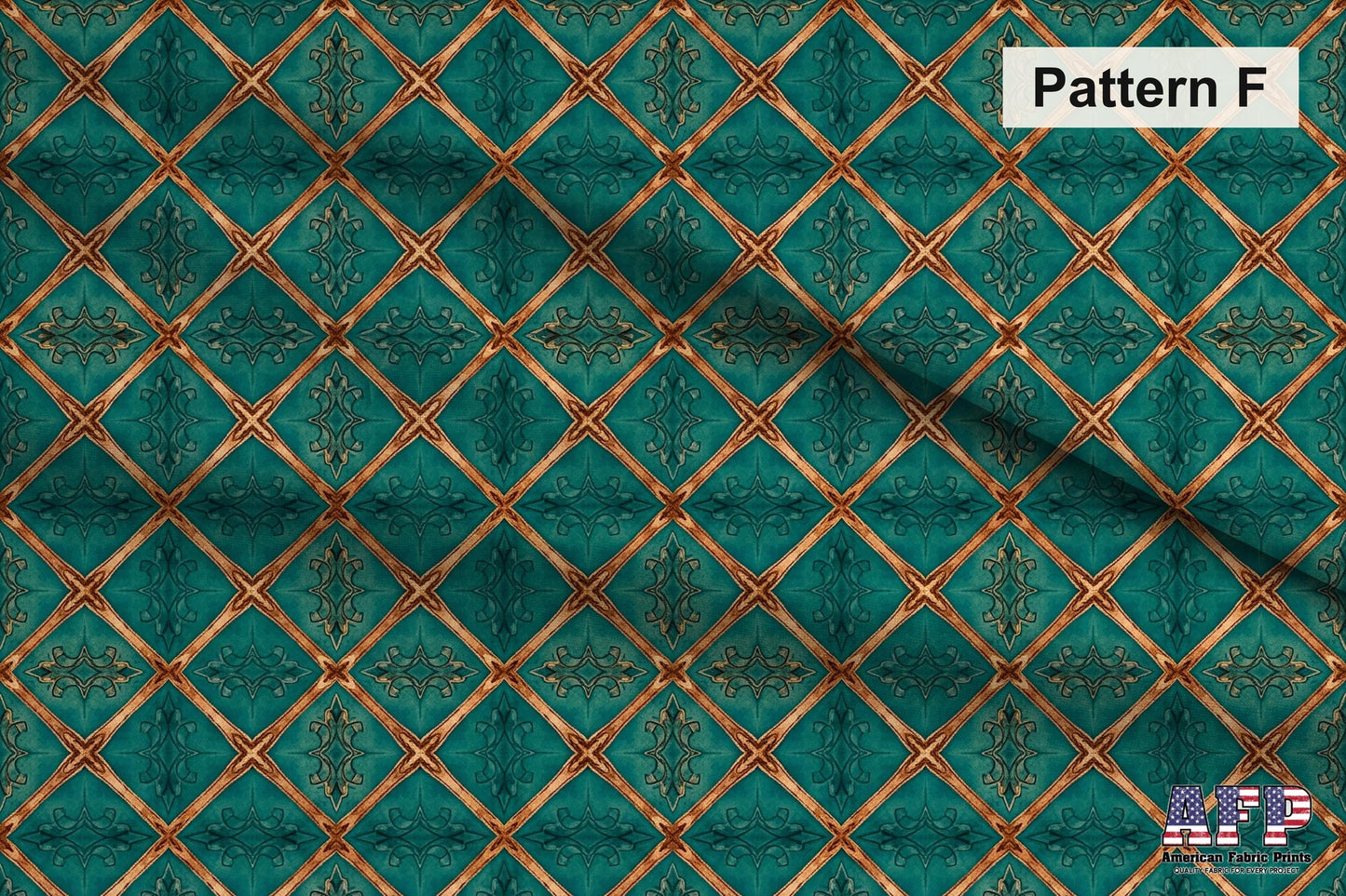 Arabesque Teals 5 Fabric Bundle Set - Shop now at American Fabric Prints