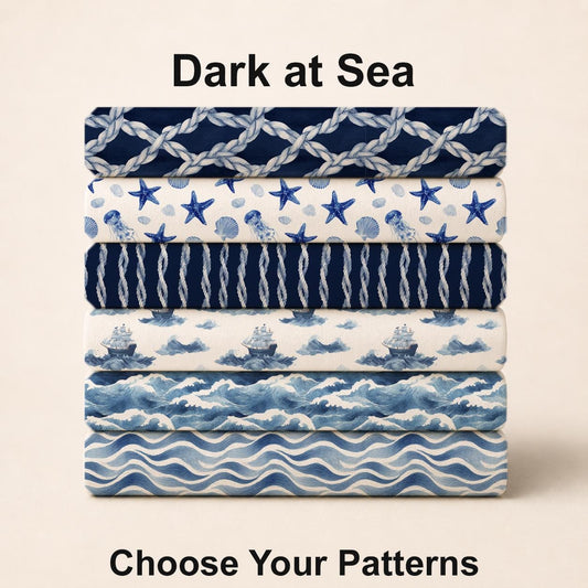 Dark at Sea Fabric Bundle Set - Shop now at American Fabric Prints