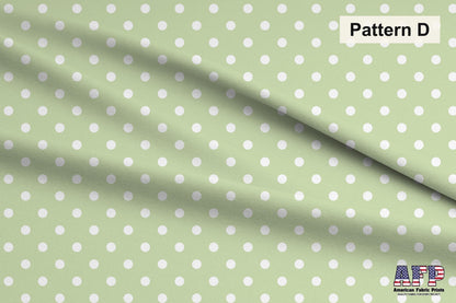 Pastel Polka Dots Set 1. Choose Your Patterns or Select the All! Pattern D Shown. Shop now at American Fabric Prints.