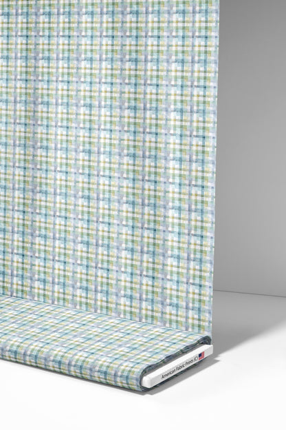 Watercolor Plaid Fabric - Shop now at American Fabric Prints