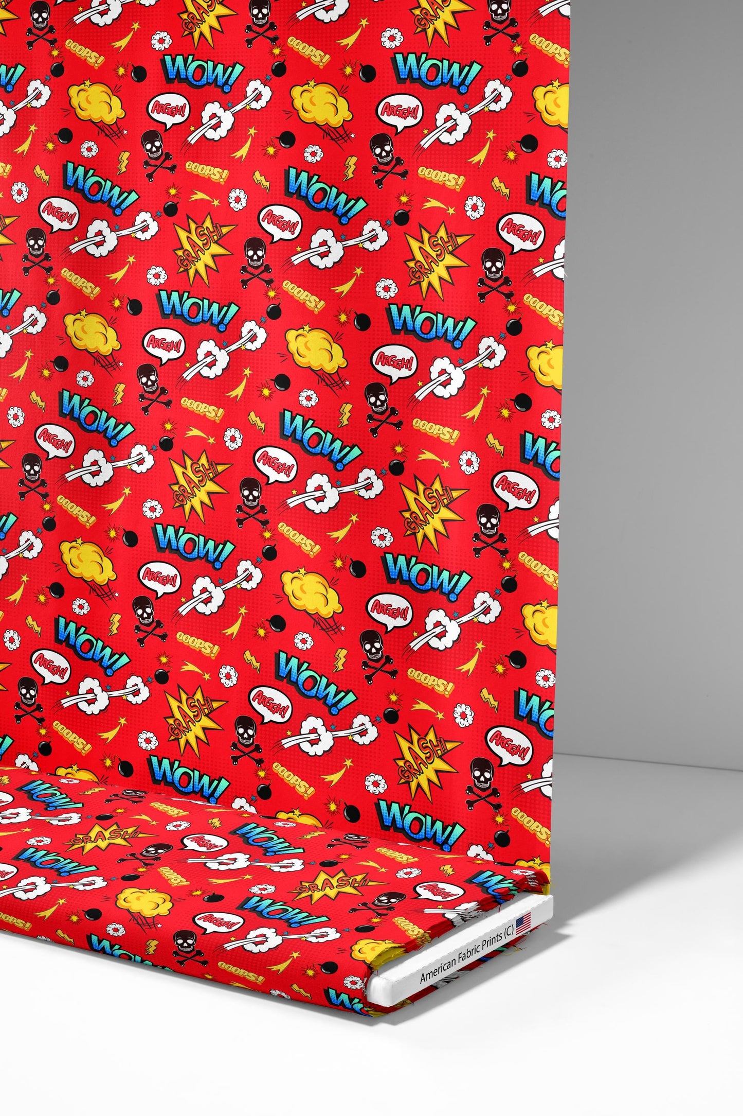 Comic Boom Fabric - Shop now at American Fabric Prints