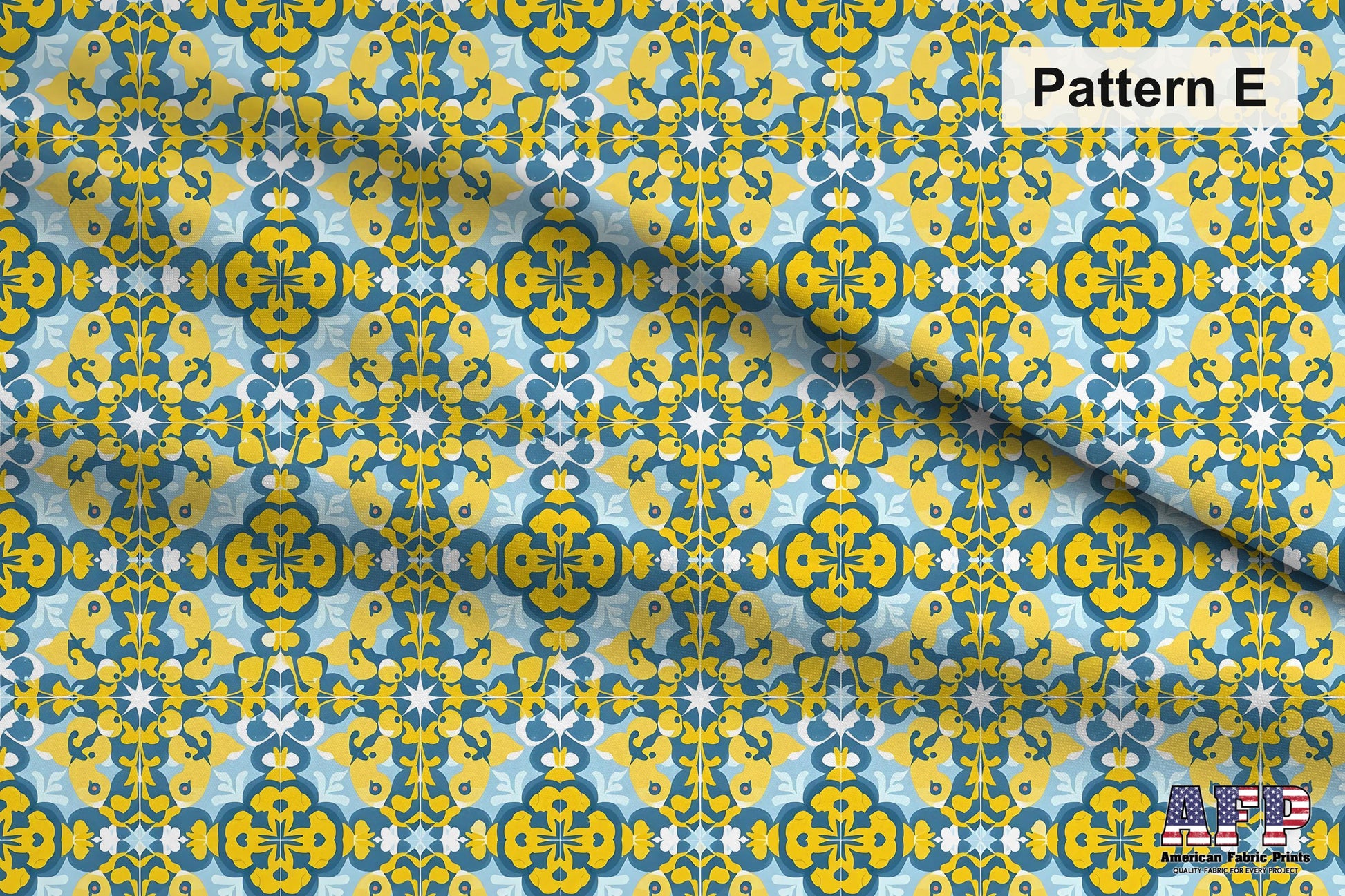 Floral Tile Fabric Bundle Set - Shop now at American Fabric Prints