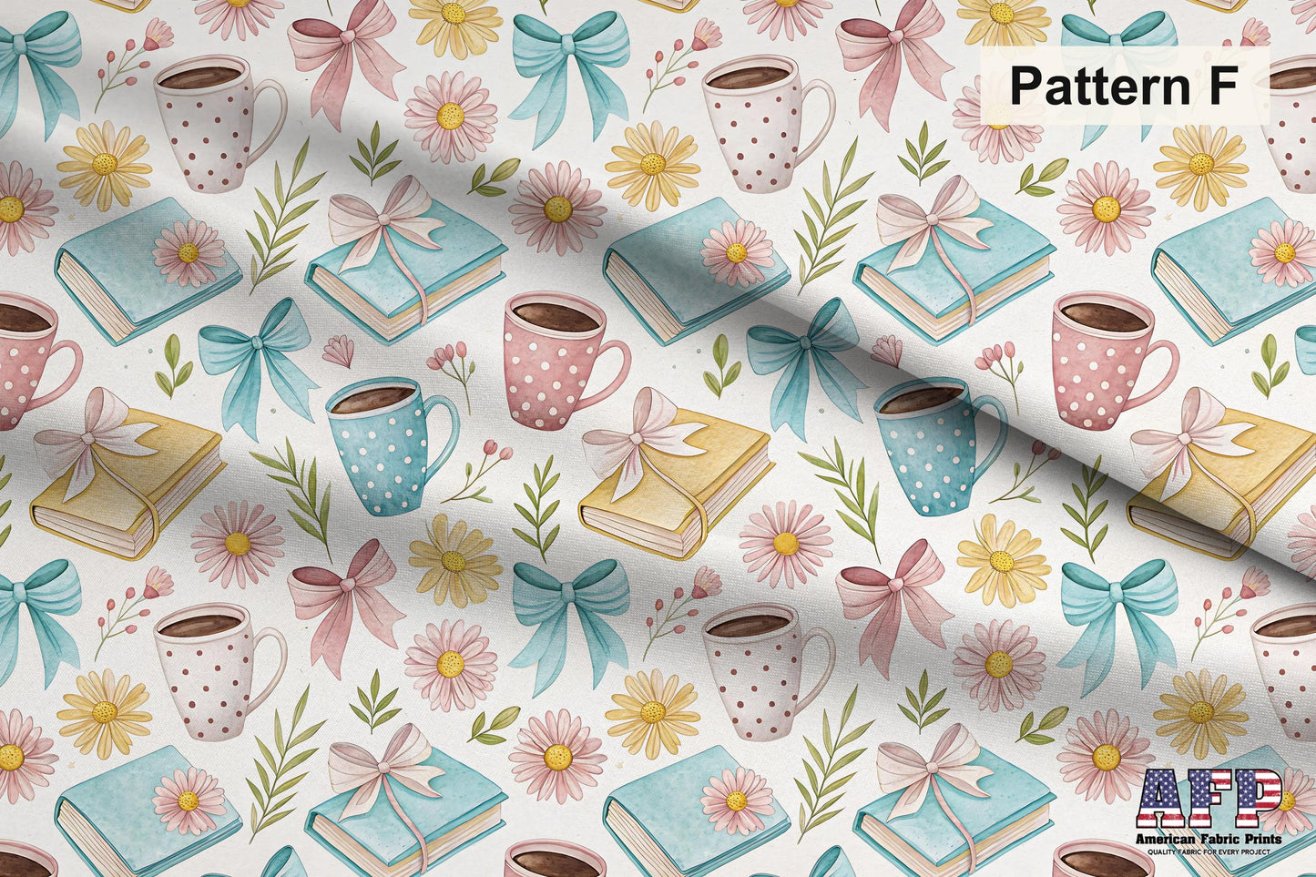 Coquette Coffee+Books Fabric Bundle Set - Shop now at American Fabric Prints