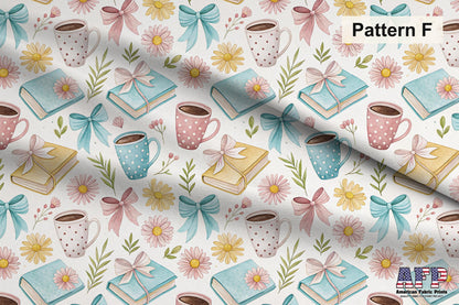 Coquette Coffee+Books Fabric Bundle Set - Shop now at American Fabric Prints