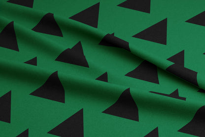 Triangle Pattern Upholstery Fabric, Choose Your Color, Upholstery Fabric by the Yard, Custom Made Fabric, Triangle Retro Fabric