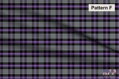 Halloween Plaid 3 Fabric Collection. Pattern F Shown. Shop now at American Fabric Prints.