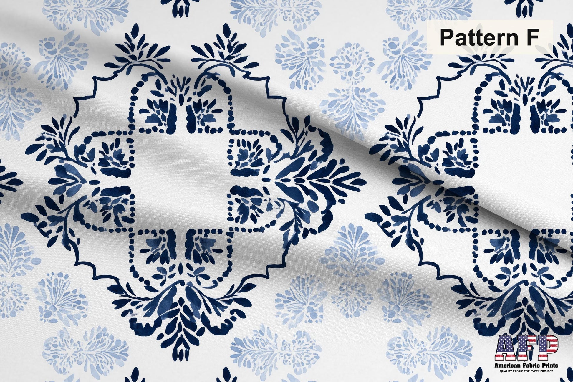 Watercolor Damask 1 Fabric Bundle Set - Shop now at American Fabric Prints