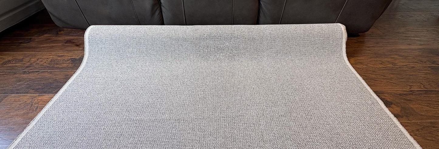 Premium light gray and white chenille dobby upholstery fabric. Shop now at American Fabric Prints.