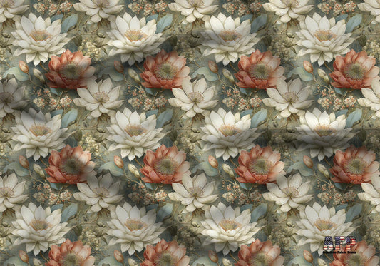 Heirloom Victorian Floral Fabric - Shop now at American Fabric Prints